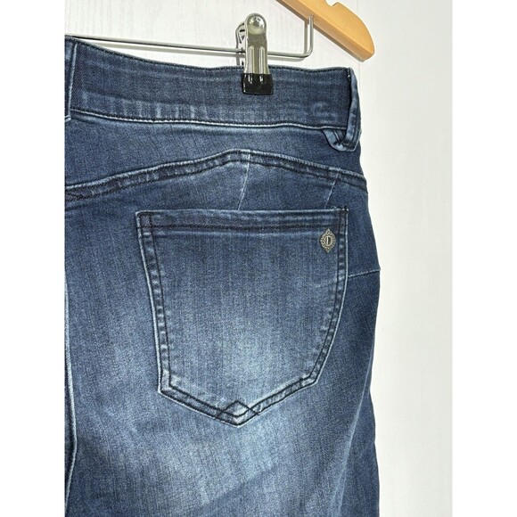 Democracy Jeans Womens 12 Blue Jeggings Ab Technology Booty Lift Stretch New - Picture 6 of 12
